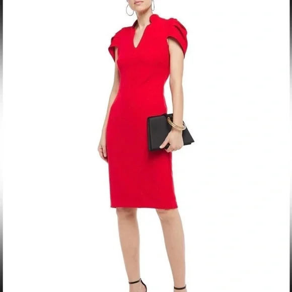Badgley Mischka Cape Dress, 16
